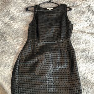Black vegan leather BB Dakota dress